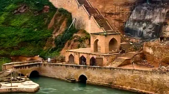 ببینید / سازه‌‌های آبی شوشتر + فیلم 