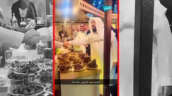 فیلم تصاویر محمد العریفی پس از سال‌ها حصر خانگی