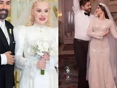 فیلم / عروسی 3 خانم بازیگر با 3 آقای بازیگر که همبازی بودند / مریم مومن و سهیل در فیلم ... آرام جعفری  بابک در فیلم ... متین ستوده و کامران تفتی در فیلم ...