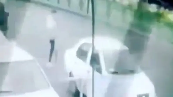 فیلم باورنکردنی از موبایل قاپی راننده تیبا / دزد حرفه ای بود 