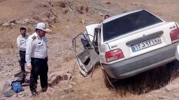 7 مصدوم در پی واژگونی پراید در شمال تربت حیدریه