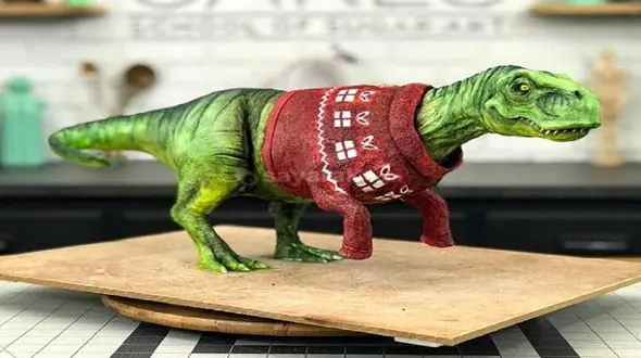 این دایناسور خوردنی است + فیلم