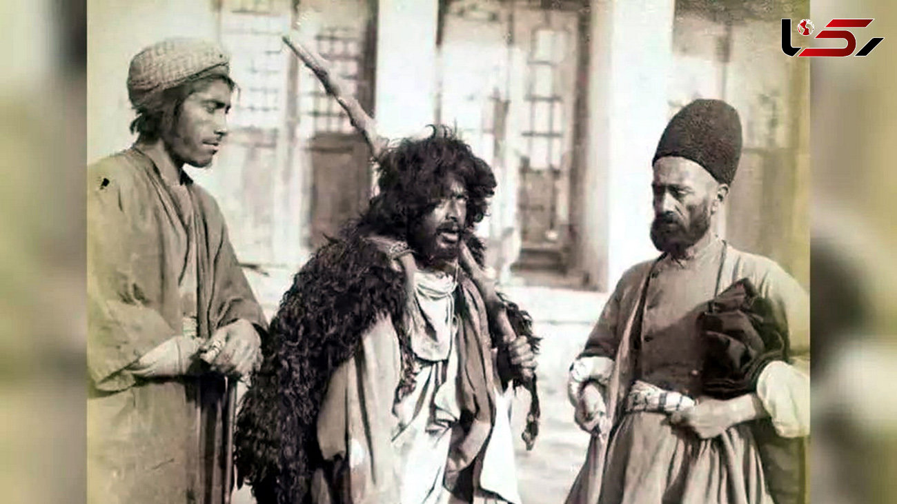 عکس های جالب گدایان دوره قاجار، از گدای گاو سوار تا گدای سبیل دراز!