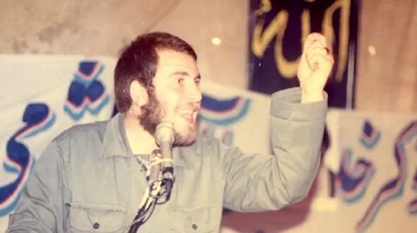عکس؛ سفر در زمان؛ «قالیباف و سردار قاآنی» در کنار همرزمان در جبهه؛ دهه 60