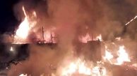 مهار آتش‌سوزی کارگاه مبل سازی در جهرم
