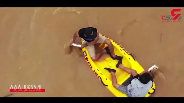 ویرانی حاصل از سونامی در سواحل اندونزی+فیلم