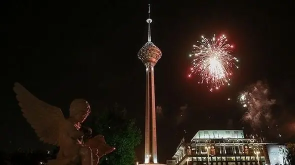 امشب برج میلاد نورافشانی می شود 