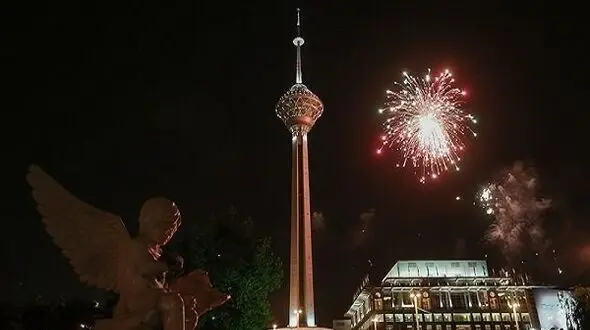 امشب برج میلاد نورافشانی می شود 
