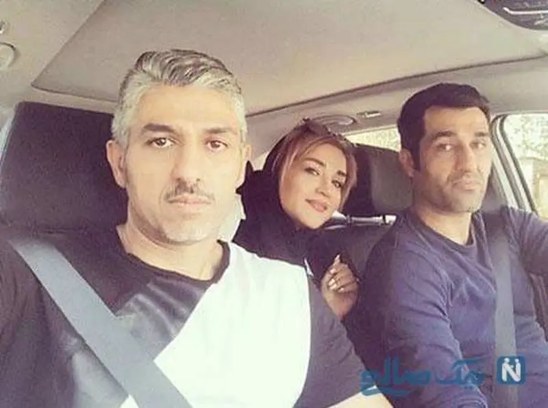 پژمان جمشیدی در کنار برادر و خواهرش
