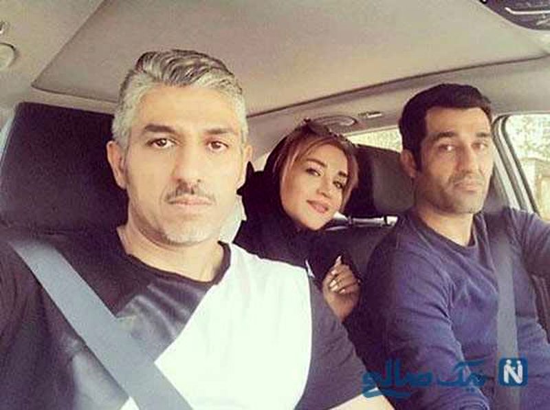 پژمان جمشیدی در کنار برادر و خواهرش