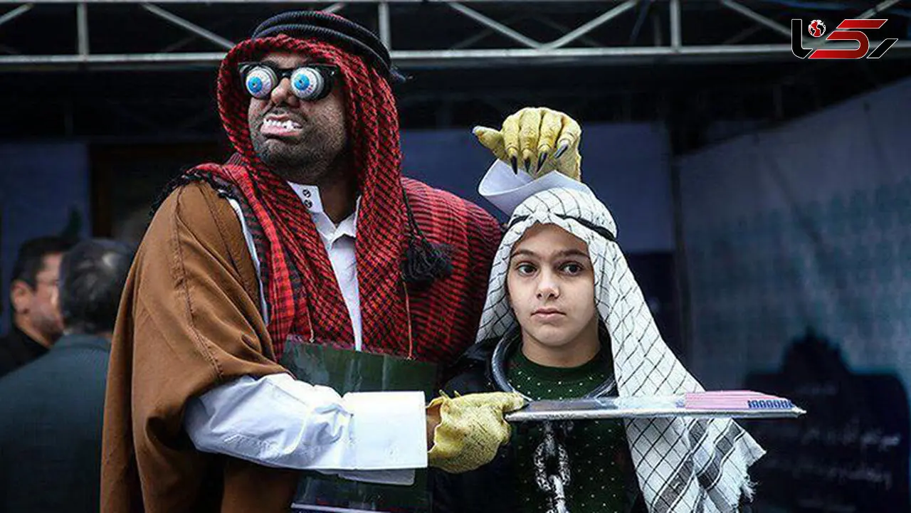 عجیب‌ترین صحنه راهپیمایی ۱۳ آبان تهران+عکس
