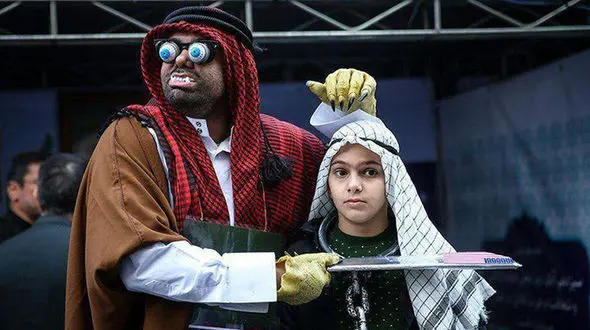 عجیب‌ترین صحنه راهپیمایی ۱۳ آبان تهران+عکس
