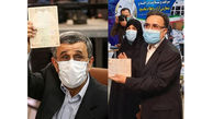  مقایسه احمدی نژاد و تاج زاده در انتخابات 1400