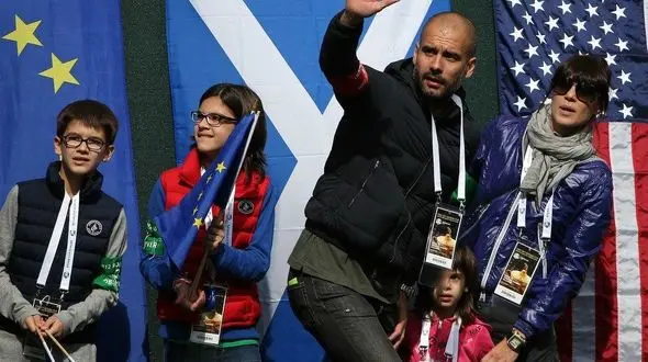 حضور همسر و 2 فرزند گواردیولا در حادثه تروریستی منچستر