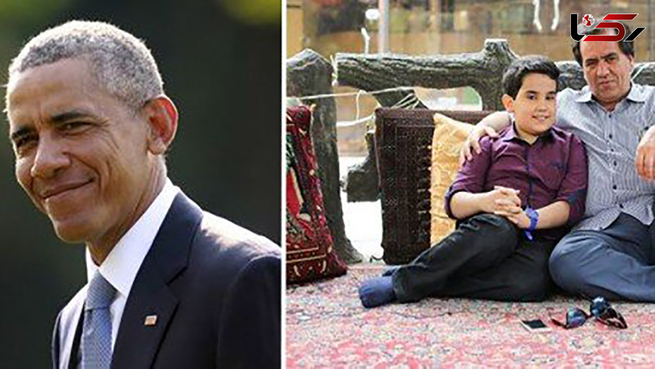 کامنت اوباما برای عکسی از یک پسر ۱۰ساله تبریزی