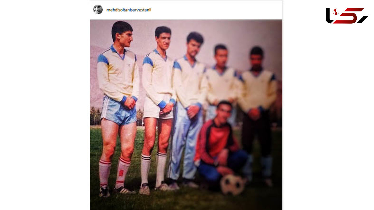 وقتی هاشم خان در تیم فوتبال بود +عکس
