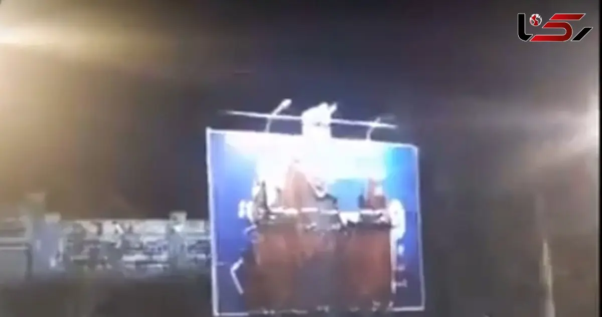 فیلم محل  به آتش کشیدن دادستان اسفراین و 2 همراهش / صحنه های آخرالزمانی از شب 19 دیماه بجنورد