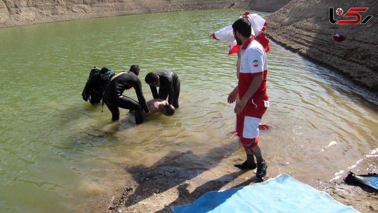 غرق شدن مرد میانسال در رودخانه کرج + عکس