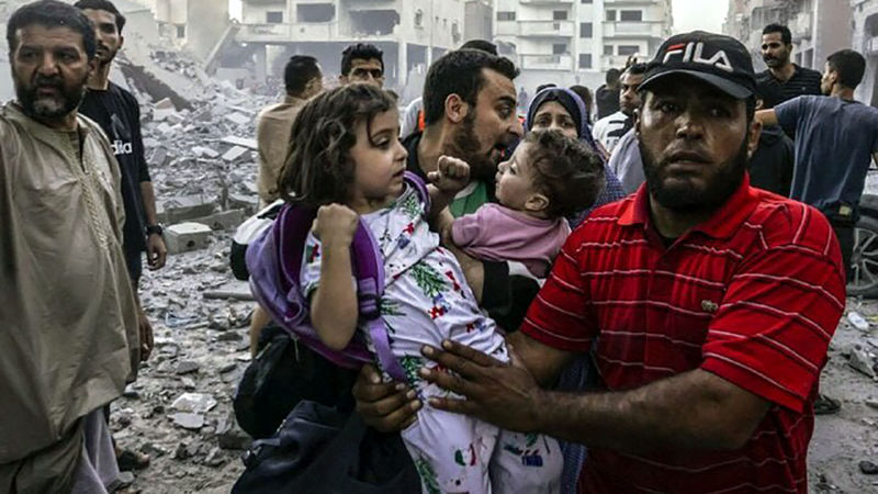 اسارت 142 زن و دختر شیرخواره فلسطینی در نوار غزه - جنگ غزه