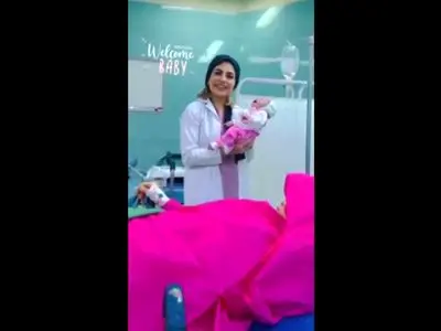 فیلم زایمان کوچولوترین مادر ایرانی  ! / مادر خودش هنوز عروسک بود! / الیسا در آغوش خانم دکتر 