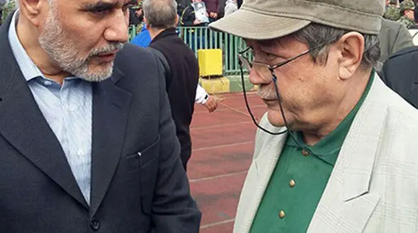 رئیس سابق ورزش در مراسم تشییع پورحیدری