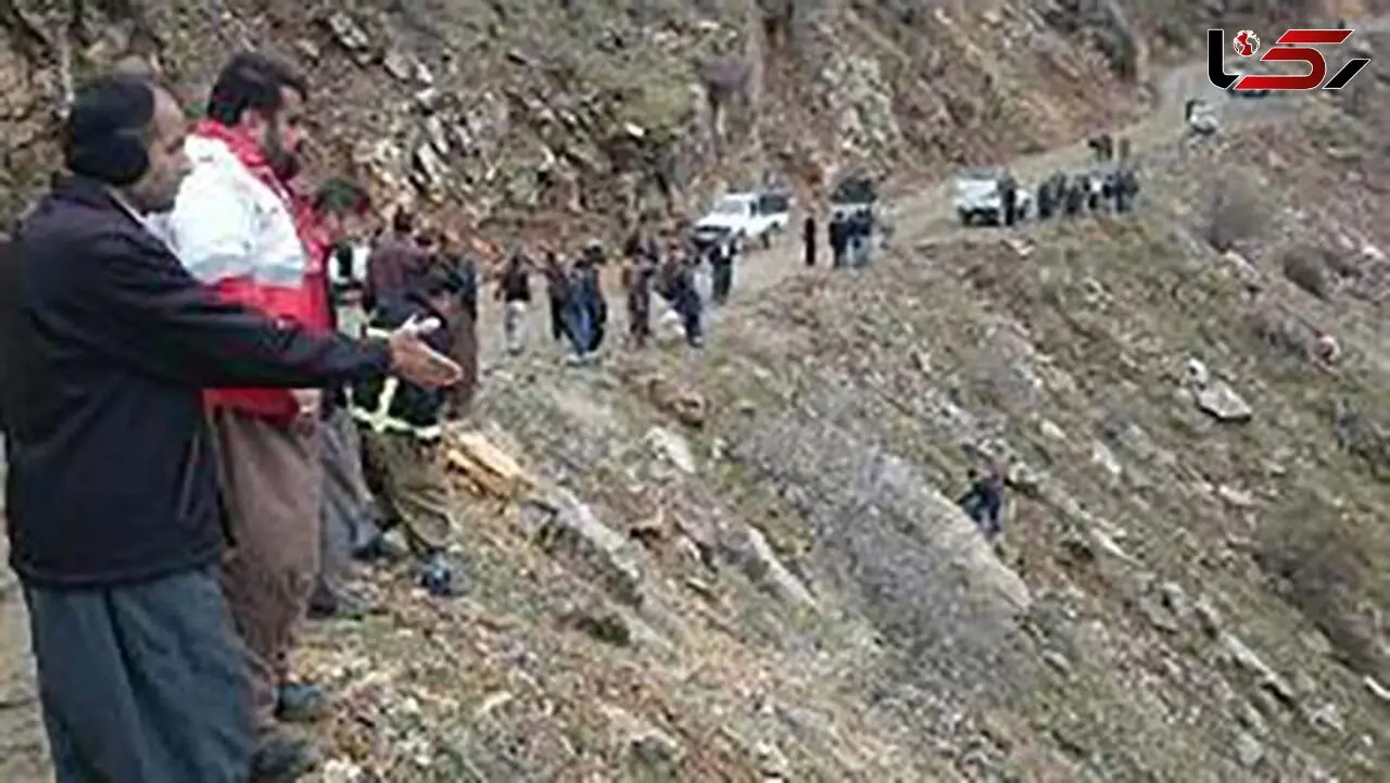 6 کشته و زخمی بر اثر سقوط خودرو به دره 800 متری در سردشت

