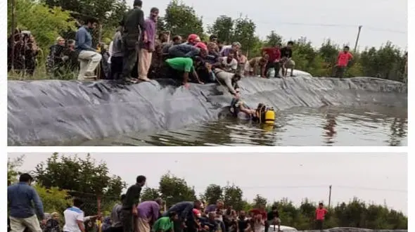 غرق شدن پیرمرد و یک پسر بچه در استخر کشاورزی گلستان