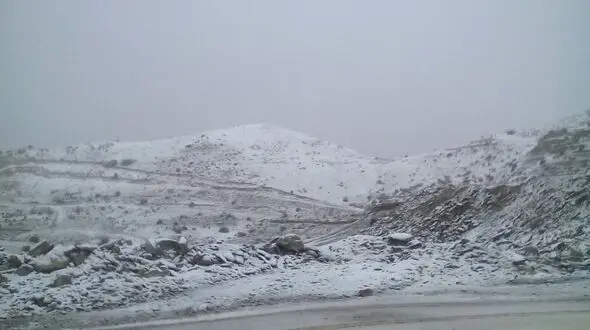 فیلم / کازرون زیر رگبار تگرگ