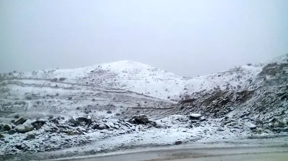 فیلم / کازرون زیر رگبار تگرگ