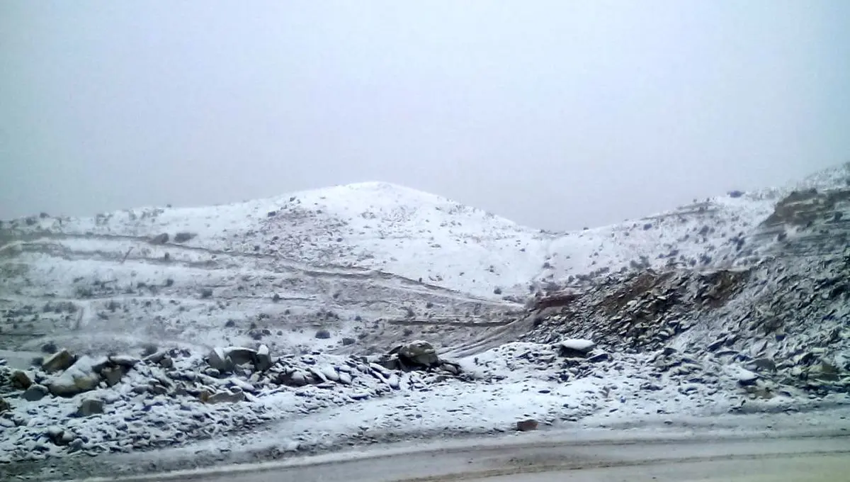 کازرون زیر رگبار تگرگ