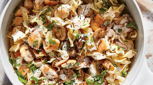 چیکن استراگانف خانگی غذایی سالم و پرانرژی+دستور پخت