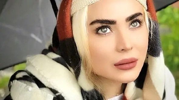 این خانم بازیگر لقب زیباترین چشم های ایران را قاپید ! + فیلم خودنمایی سولماز آقمقانی