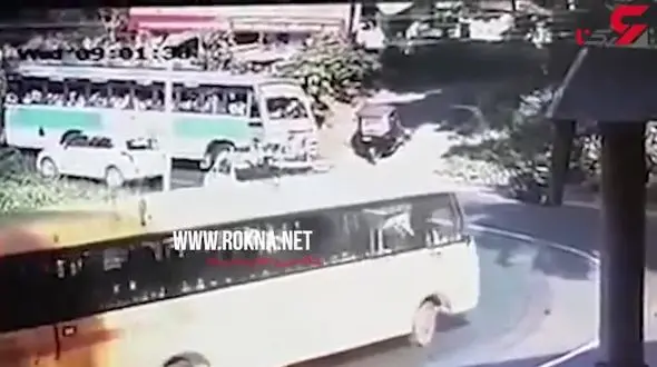 زنده ماندن معجزه آسای یک کودک از مرگ+فیلم