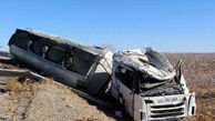 حادثه در بزرگراه لشکری / راننده کامیون از مرگ حتمی نجات یافت