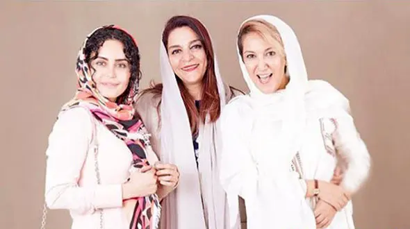 عکس آتلیه ای الناز شاکردوست با زن نامدار سینمای ایران +عکس 