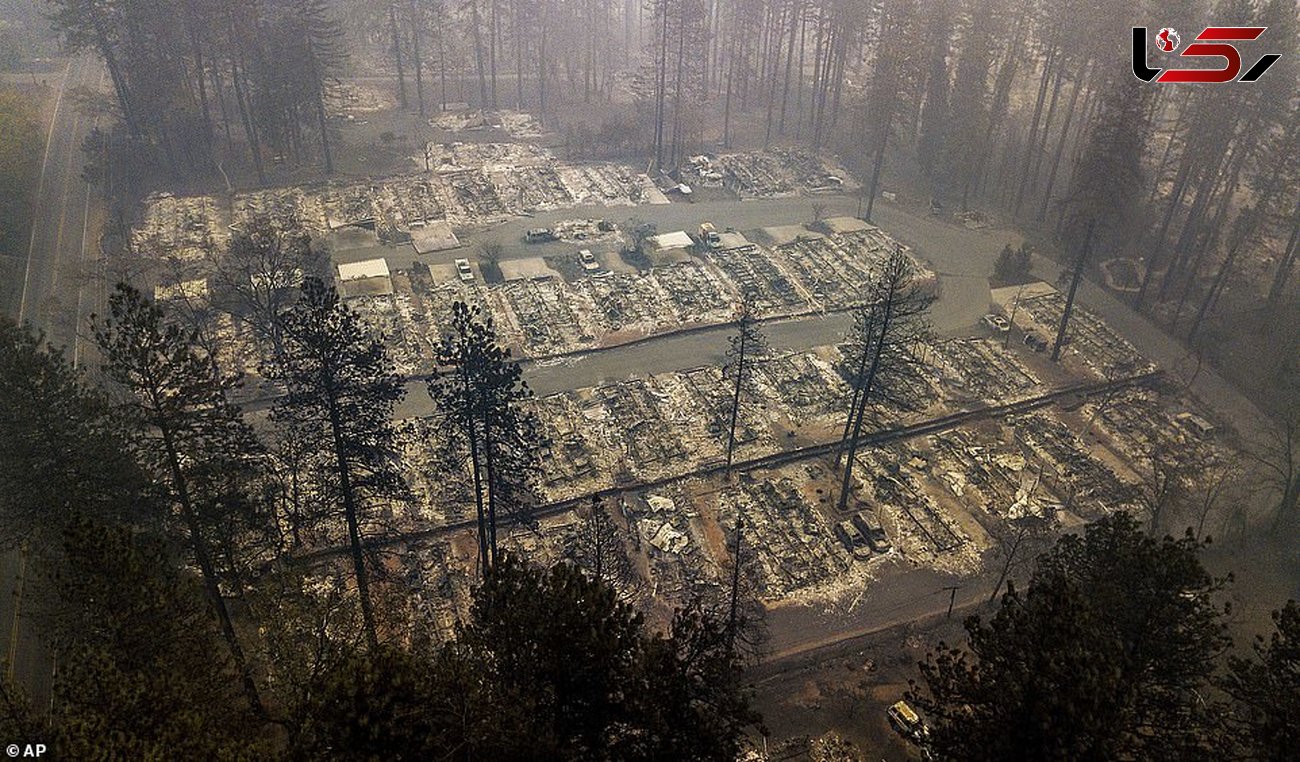 تصاویر وحشتناک / آتشی که به جان کالیفرنیا افتاد
