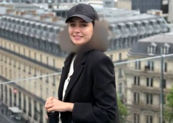 (عکس) استایل الگانت سها نیاستی بازیگر نقش رز، دختر پژمان جمشیدی در فیلم دایناسور در فرانسه / کراپ کت آینه دوزی شده، با نقش و نگار با اصالت ایرونی