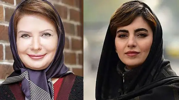 عکس صمیمیت لعیا زنگنه و مهشید جوادی