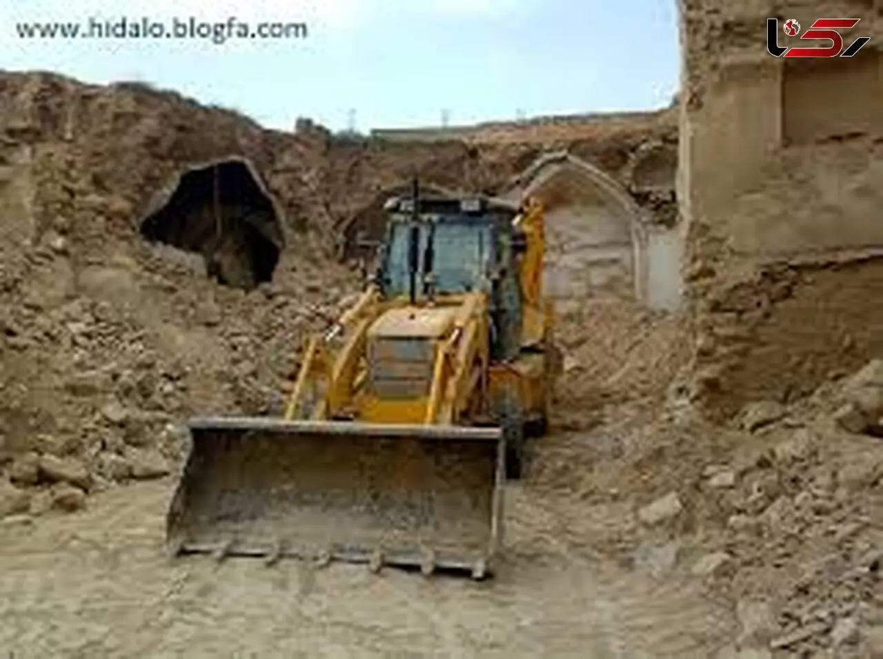 فیلم تخریب خانه های ناایمن ساخته شده در تبریز