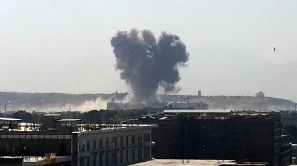 شنیده شدن صدای انفجار از اطراف کریمه+ فیلم