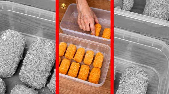 فیلم طرز تهیه ناگت مرغ خانگی بدون مواد افزودنی