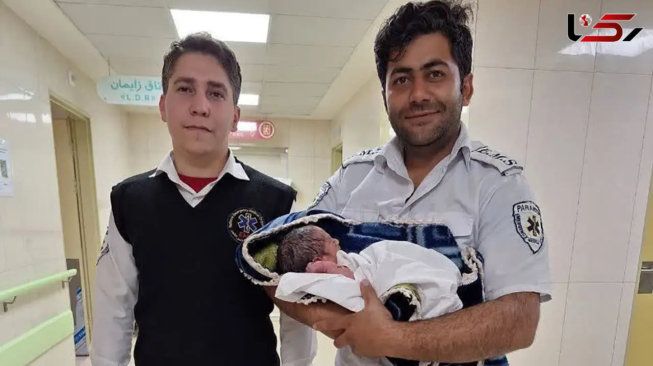 تولد نوزاد عجول در آمبولانس اورژانس 115 جوانقلعه شهرستان عجبشیر
