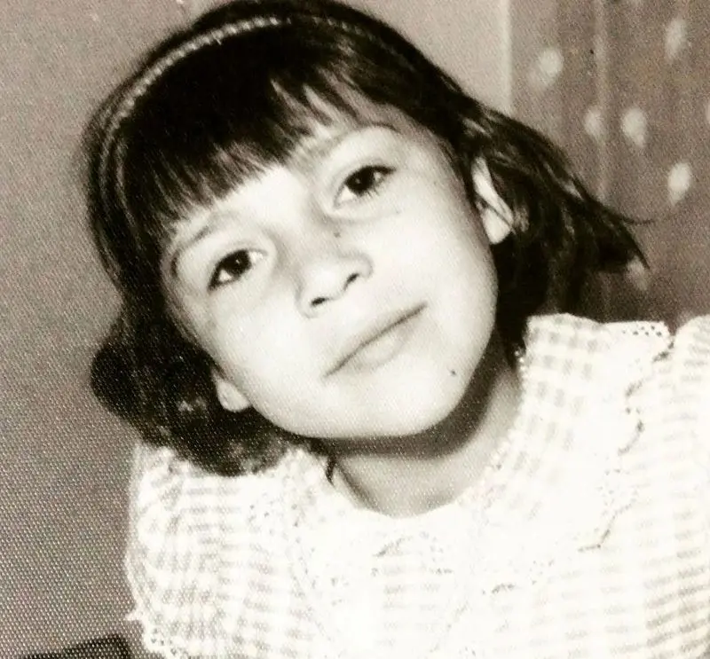 هایده حائری در 10 سالگی