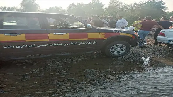 غرق شدن جوان ۲۱ ساله در رودخانه دافسار رشت