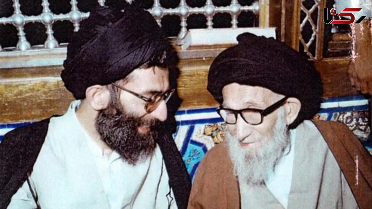 عکس؛ سفر در زمان؛ «رهبر انقلاب در کنار مادرشان خدیجه میردامادی»؛ دهه 60