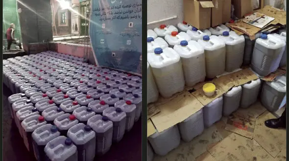 کشف روغن‌های غیرخوراکی در مشهد با مجوزهای جعلی