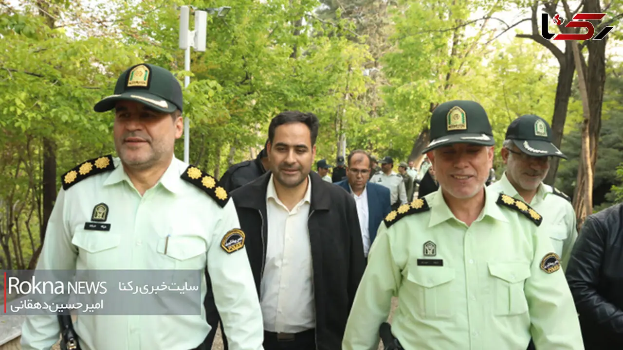 اجرای طرح پلیس در پارک طالقانی و آب و آتش +فیلم و عکس
