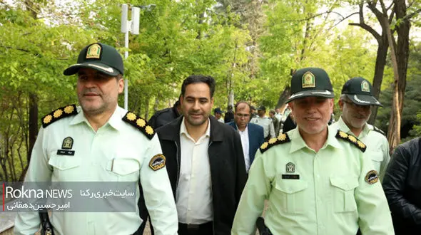 اجرای طرح پلیس در پارک طالقانی و آب و آتش +فیلم و عکس