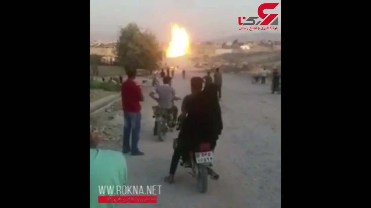 جزئیات آتش سوزی خط لوله انتقال گاز اصفهان در باغملک + تصویر
