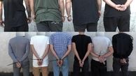 بازداشت 10 گنده لات در لوشان / در شهر به جان هم افتادند + عکس